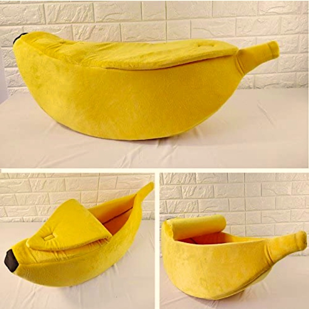 Cute Banana Cat Bed House 💛 (BRAND NEW)